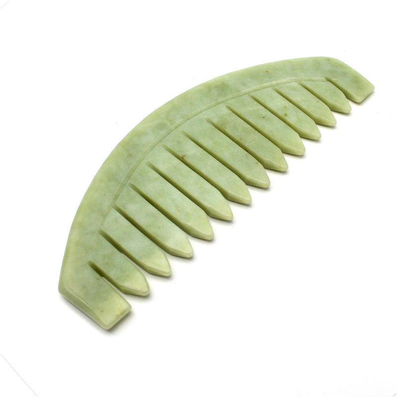 Masseur facial 2019 Gua Sha Xiuyan Jade rasage de massage peigne avec les cheveux pour réguler la fonction réguler le corps