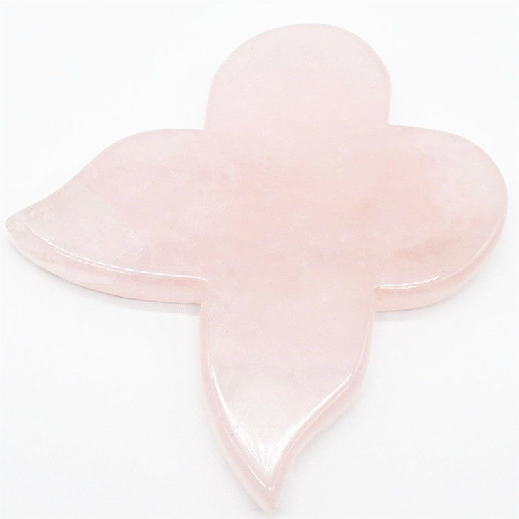 Les meilleurs outils naturels de guasha au quartz rose pour masseur papillon guasha masseur de corps OEM ODM